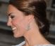 Kate Middleton, dans une robe Roksanda Ilincic, lors de la réception Creative Industries organisée par le Founders Forum et pour la campagne gouvernementale GREAT, à l'Académie royale des arts de Londres, le 30 juillet 2012, en marge des JO.