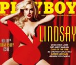 Lindsay Lohan en Marilyn Monroe pour  Playboy. 