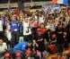 Teddy Riner, le 3 août 2012 au Club France après sa victoire exceptionnelle en finale des Jeux olympiques de Londres