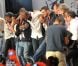 Teddy Riner, le 3 août 2012 au Club France après sa victoire exceptionnelle en finale des Jeux olympiques de Londres