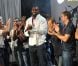 Teddy Riner, le 3 août 2012 au Club France après sa victoire exceptionnelle en finale des Jeux olympiques de Londres
