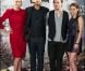 Charlize Theron, Rupert Sanders, Sam Claflin et Kristen Stewart, en mai 2012 à Los Angeles.