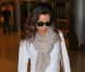 Eva Longoria arrive à l'aéroport de Miami le 3 août 2012 après avoir assisté à l'enterrement de son amie Lupe Ontiveros