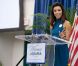 Eva Longoria préside le Summit for Women Vote 2012, à Miami le 4 août 2012