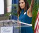 Déchaînée, Eva Longoria préside le Summit for Women Vote 2012, à Miami le 4 août 2012