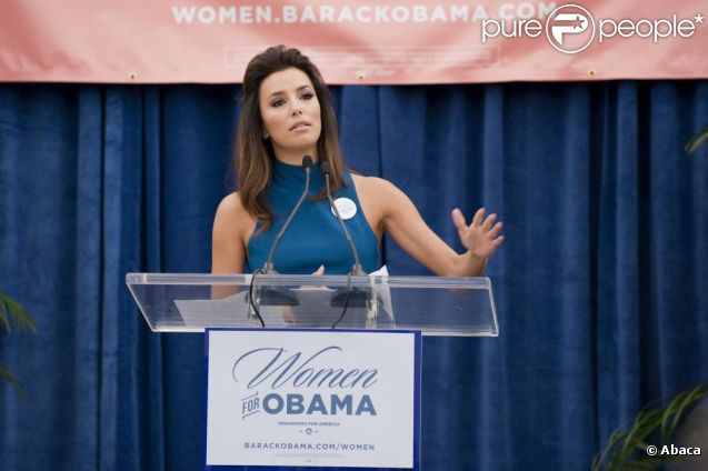 Sérieuse, Eva Longoria préside le Summit for Women Vote 2012, à Miami le 4 août 2012