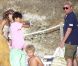  Boris Becker, sa femme Lilly Kerssenberg et leur fils Amadeus en vacances en famille à Formentera le 13 août 2012 
