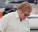 Elton John à Saint-Tropez, le 13 août 2012.