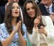 Kate et Pippa Middleton le 8 juillet 2012 à Wimbledon.