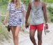 Doutzen Kroes à Miami avec son mari Sunnery James. Le 16 août 2012