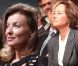 François Hollande, Ségolère Royal et Valérie Trierweiler à Paris, le 22 octobre 2011.