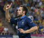 Yohan Cabaye à Donetsk en Ukraine le 15 juin 2012