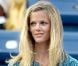 La ravissante Brooklyn Decker supporte son mari Andy Roddick qui affronte l'Australien Bernard Tomic dans les tribunes de l'Arthur Ashe Stadium. New York, le 31 août 2012.