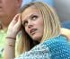 La ravissante Brooklyn Decker supporte son mari Andy Roddick qui affronte l'Australien Bernard Tomic dans les tribunes de l'Arthur Ashe Stadium. New York, le 31 août 2012.