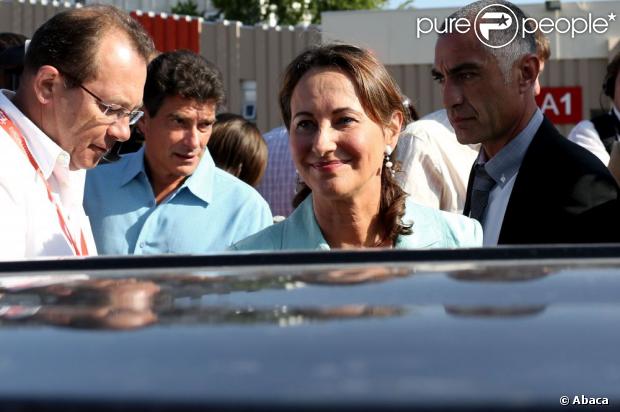 Ségolène Royal assistait à l'université d'été d'Europe Ecologie - Les Verts à Poitiers, le 22 août 2012.