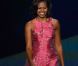Michelle Obama super-héroïne de la Convention démocrate à Charlotte (Caroline du Nord), le 4 septembre 2012.