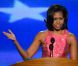 Michelle Obama super-héroïne de la Convention démocrate à Charlotte (Caroline du Nord), le 4 septembre 2012.