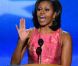 Michelle Obama super-héroïne de la Convention démocrate à Charlotte (Caroline du Nord), le 4 septembre 2012.