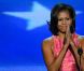 Michelle Obama super-héroïne de la Convention démocrate à Charlotte (Caroline du Nord), le 4 septembre 2012.