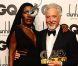 Tom Jones recevait des mains de Grace Jones l'award de Légende l'Année lors des GQ Men Of The Year Awards 2012. Londres, le 4 septembre 2012.