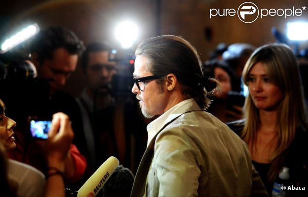 Brad Pitt lors de l'avant-première du film Cogan : Killing Them Softly à Londres le 6 septembre 2012