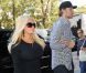 Jessica Simpson et son fiancé Eric Johnson se dirigent vers le Cafe Fiorello pour déjeuner. New York, le 10 septembre 2012.