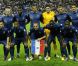 L'équipe de France lors de son match face à la Biélorussie (3-1) en qualification au mondial brésilien le 11 septembre 2012 à Saint-Denis