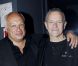Eric-Emmnuel Schmitt et Francis Huster à la première de la pièce  Anne Frank  au Théâtre Rive Gauche à Paris, le 11 septembre 2012.