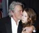 Alain Delon et Roxane Durán à la première de la pièce  Anne Frank  au Théâtre Rive Gauche à Paris, le 11 septembre 2012.