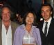 Gonzague Saint Bris, Macha Méril et Steve Suissa à la première de la pièce  Anne Frank  au Théâtre Rive Gauche à Paris, le 11 septembre 2012.