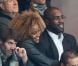 Teddy Riner et sa compagne Luthna lors du match du Paris Saint-Germain face à Toulouse (2-0) le 14 septembre 2012 à Paris