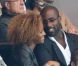 Teddy Riner et sa compagne Luthna lors du match du Paris Saint-Germain face à Toulouse (2-0) le 14 septembre 2012 à Paris