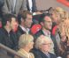 Tatiana Golovin, Richard Gasquet et Patrick Bruel lors du match du Paris Saint-Germain face à Toulouse (2-0) le 14 septembre 2012 à Paris