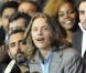 Pierre Sarkozy et Lilian Thuram lors du match du Paris Saint-Germain face à Toulouse (2-0) le 14 septembre 2012 à Paris