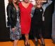 Florence Thomassin, Ariane Seguillon et Camille Japy lors de la cérémonie de cloture du festival de fiction TV de La Rochelle. 15 septembre 2012