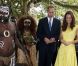  Le prince William et son épouse Kate ont visité un village culturel où les attendaient danses, chants et musiques traditionnels et ont été reçus par des guerriers et femmes en habits traditionnels à Honiara dans les Iles Salomon le 17 septembre 2012 