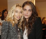 Alexandra Golovanoff et Elisa Sednaoui à la soirée Gerard Darel à Paris le 18 septembre 2012