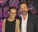 Denis Olivennes et sa belle-fille Violette d'Urso à la première de  Sister Act  au Théâtre Mogador, à Paris, le 20 septembre 2012.