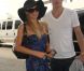 Paris Hilton arrive à l'aéroport LAX de Los Angeles, en compagnie de son boyfriend, le vendredi 21 septembre 2012.