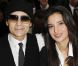 Jean-Luc Delarue le 21 janvier 2012 avec sa femme Anissa Khel lors du défilé Dior