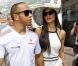 Lewis Hamilton et Nicole Scherzinger, à Monaco, le 27 mai 2012.