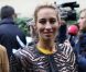 Alexandra Golovanoff arrive au défilé Balenciaga printemps-été 2013. Paris, le 27 septembre 2012.