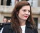 La ravissante Chiara Mastroianni arrive au défilé Balenciaga printemps-été 2013 à Paris. Le 27 septembre 2012.