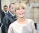 Marina Fois arrive au défilé Balenciaga printemps-été 2013 à Paris. Le 27 septembre 2012.