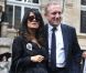 Salma Hayek et son mari Francois-Henri Pinault arrivent au défilé Balenciaga printemps-été 2013. Paris, le 27 septembre 2012.