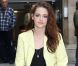 Kristen Stewart à l'issue du défile Balenciaga printemps-été 2013 à Paris. Le 27 septembre 2012.