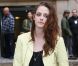 Kristen Stewart à l'issue du défile Balenciaga printemps-été 2013 à Paris. Le 27 septembre 2012.