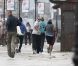 Jennifer Lopez et son chéri Casper Smart font un jogging dans la vieille ville de Gdansk en Pologne, le 27 septembre 2012