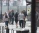 Incognito, Jennifer Lopez et son chéri Casper Smart font un jogging dans la vieille ville de Gdansk en Pologne, le 27 septembre 2012
