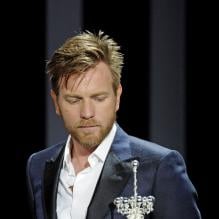 A 41 ans, Ewan McGregor a reçu le prix Donostia au festival de San Sebastian, le 27 septembre 2012.